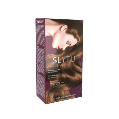 SEYTÚ Permanent Dye Ammonia Free Light BrownSEYTÚSEYTÚ Permanent Dye Ammonia Free Light Brown — official product image 1SuperNutriOmni