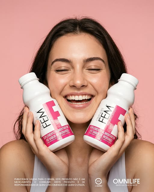 Fem Omnilife: Suplemento Feminino Sabor Morango — Benefícios e Como Usar - SuperNutriOmni
