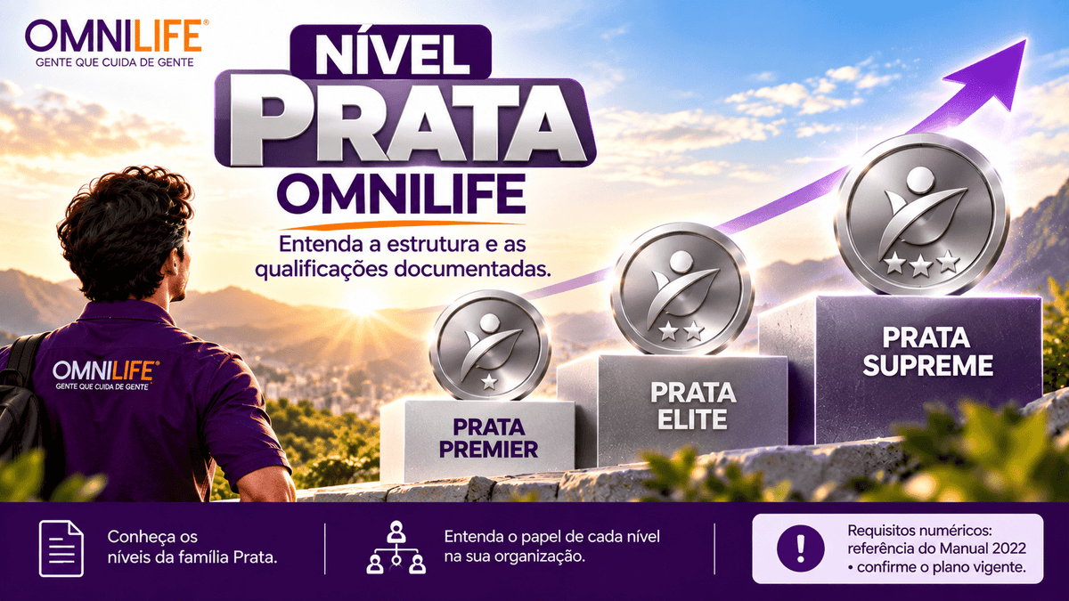 Nível Prata OMNILIFE: Prata Premier, Elite e Supreme - SuperNutriOmni