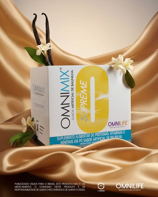 Omnimix Supreme Omnilife: Nutrição Completa — Proteínas, Vitaminas e Minerais - SuperNutriOmni