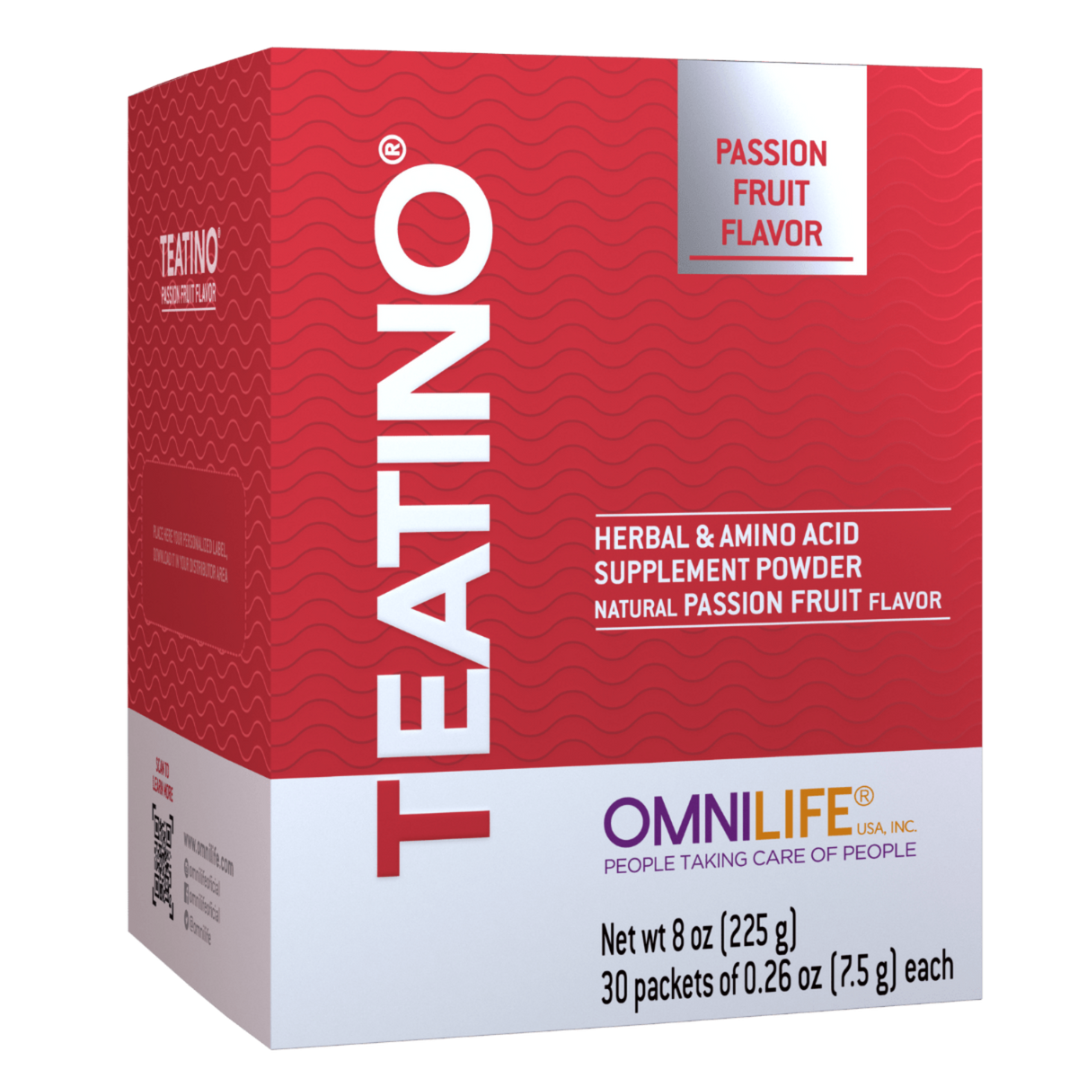 Teatino Maracuyá Evolución Omnilife USA tyrosine carnitine tea inulin powder