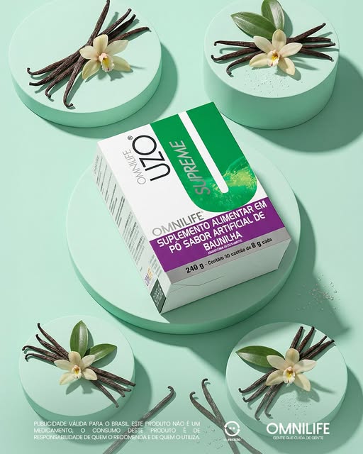 UZO Supreme Omnilife: Proteína de Soja e Imunidade — Sabor Baunilha - SuperNutriOmni