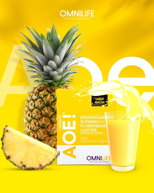 Aoé Supreme Omnilife Abacaxi - SuperNutriOmni