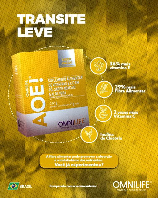 Aoé Supreme Omnilife Abacaxi - SuperNutriOmni