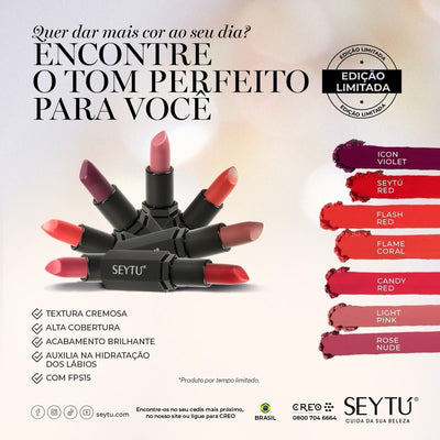 Batom Hidratante Icon Violet SeytúSEYTÚ COSMÉTICOSBatom Hidratante Icon Violet SeytúSuperNutriOmni