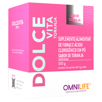 Dolce Vita Suplemento Alimentar de Fibras e Ácido Clorogênico Em Pó Sabor de ToranjasOmnilifeDolce VitaSuperNutriOmni