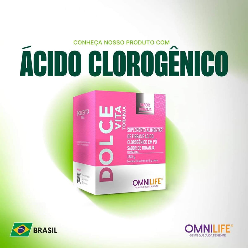 Dolce Vita Suplemento Alimentar de Fibras e Ácido Clorogênico Em Pó Sabor de ToranjasOmnilifeDolce Vita Omnilife - SuperNutriOmniDolce Vita Omnilife - SuperNutriOmniSuperNutriOmni