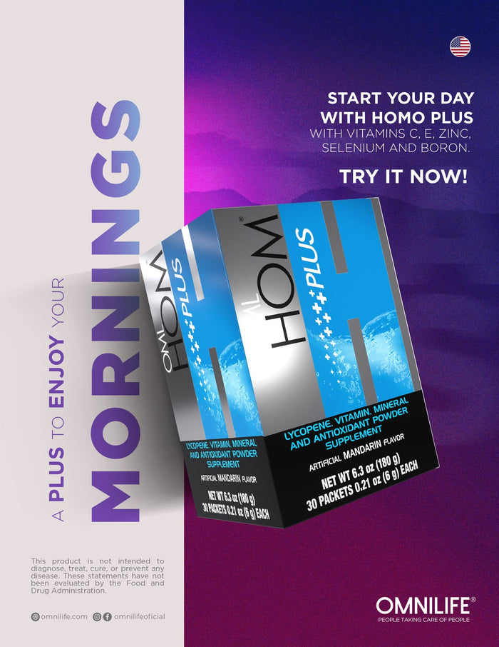 Homo Plus — Tangerine Cranberry & Lycopene FormulaOMNILIFEHomo Plus — Tangerine Cranberry & Lycopene FormulaSuperNutriOmni