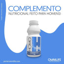 Homo Suplemento alimentar de vitaminas E minerais em pó sabor de maçã verdeOmnilifeHomo Omnilife - SuperNutriOmniHomo Pote 540g - SuperNutriOmniSuperNutriOmni