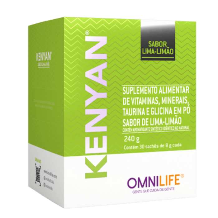 Kenyan Suplemento alimentar de vitaminas, minerais, taurina e glicina em pó, sabor de lima-limãoOmnilifeKenyanSuperNutriOmni