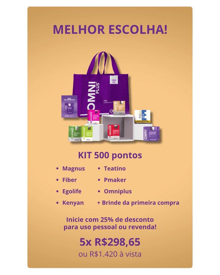 Kit 500 Pontos OmnilifeOmnilifeKit 500 pontos 1SuperNutriOmni