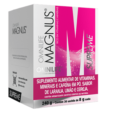 Magnus Supreme Omnilife 240 g — 30 sachêsOmnilifeMagnus SupremeSuperNutriOmni