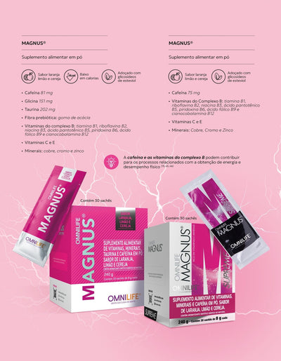 Magnus Supreme Omnilife 240 g — 30 sachêsOmnilifeMagnus Evolucion e Supreme OmnilifeSuperNutriOmni