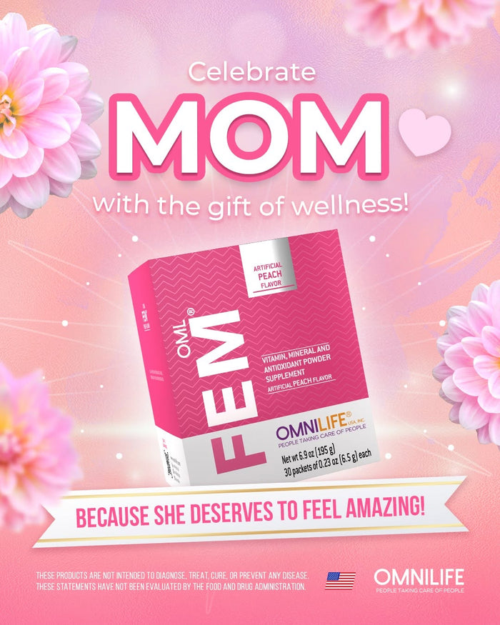 OML Fem — Women's Vitamin & Antioxidant FormulaOMNILIFEOML Fem — Women's Vitamin & Antioxidant FormulaSuperNutriOmni