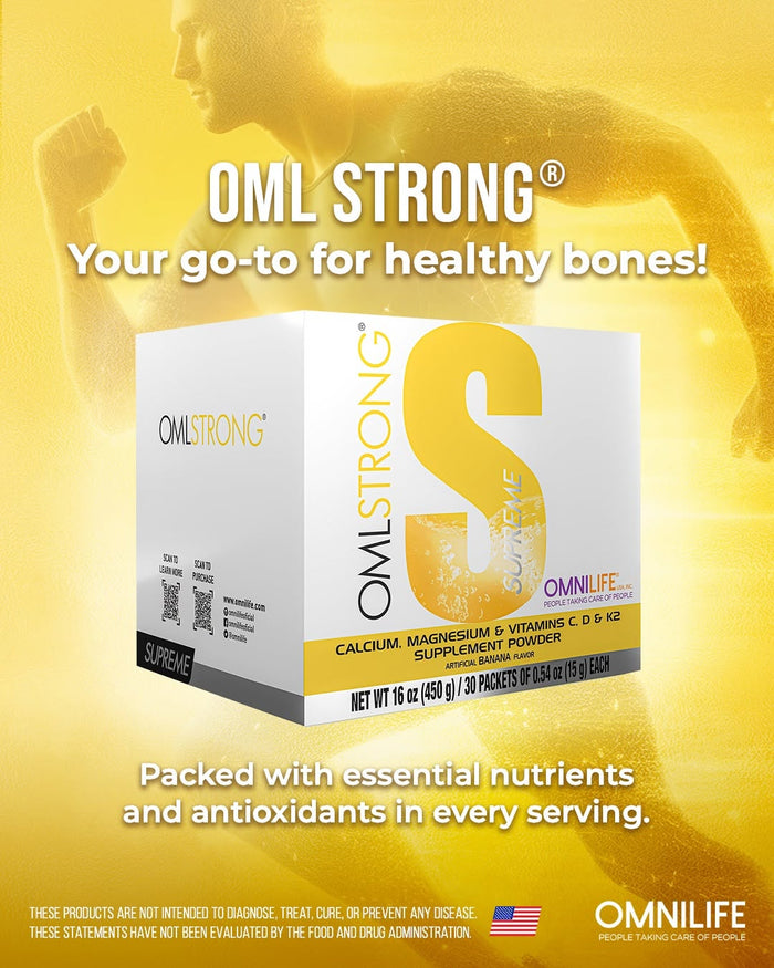 OML Strong Supreme — Banana Calcium, Magnesium & Vitamin D ShakeOMNILIFEOML Strong Supreme — Banana Calcium, Magnesium & Vitamin D ShakeSuperNutriOmni