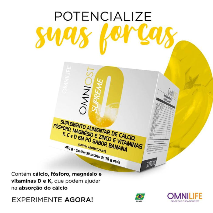 Omniost Supreme Omnilife - SuperNutriOmniOmniost Supreme Caixa c/30 sachês 450g - SuperNutriOmni
