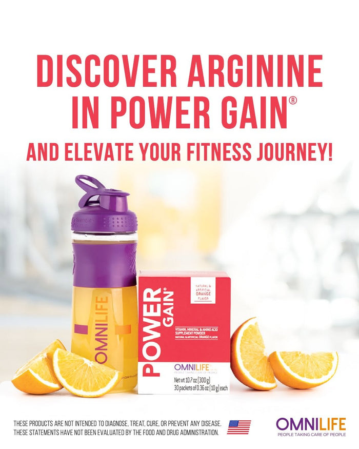 Power Gain — 3g L-Arginine FormulaOMNILIFEPower Gain — 3g L-Arginine FormulaSuperNutriOmni