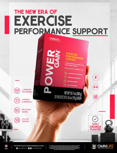 Power Gain — 3g L-Arginine FormulaOMNILIFEPower Gain — 3g L-Arginine FormulaSuperNutriOmni