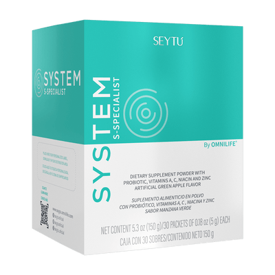 System S SpecialistSEYTÚSeytú System S Specialist 150 g — green apple probiotic and vitamin supplement — USASuperNutriOmni