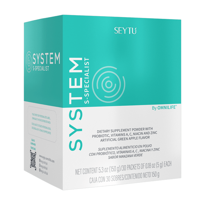 System S SpecialistSEYTÚSeytú System S Specialist 150 g — green apple probiotic and vitamin supplement — USASuperNutriOmni