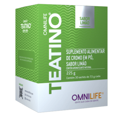 Teatino Limão Omnilife 225 g — 30 sachês sabor limãoOmnilifeTeatino LimãoSuperNutriOmni